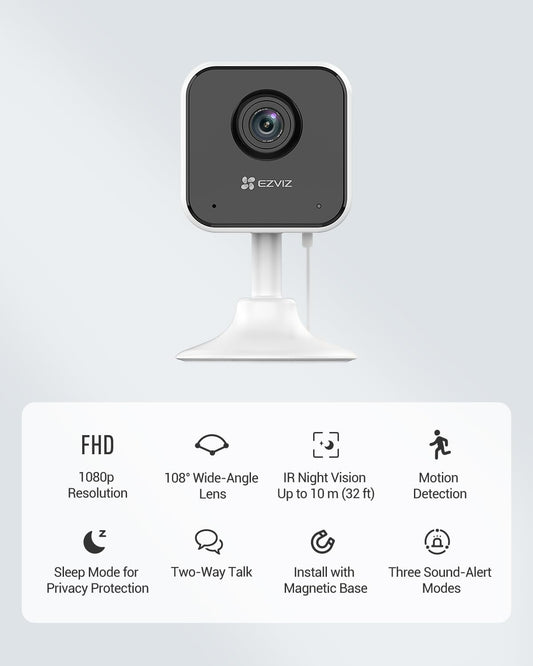 Ezviz H1c 2MP Smart Home Wi-Fi Camera | Full HD Indoor Security Camera