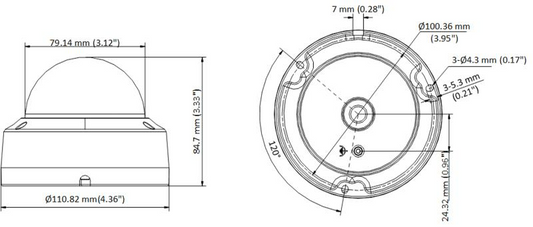 Hikvision 8MP HD 4-in-1 Full Dome Camera