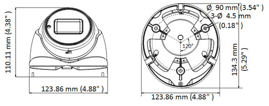Hikvision 4K Varifocal Indoor Turret Dome Camera